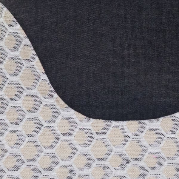 Suédine gris / Jacquard gris et beige